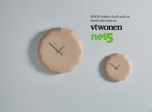 Read more about the article NOON leren wand klok bij VTwonen op net5